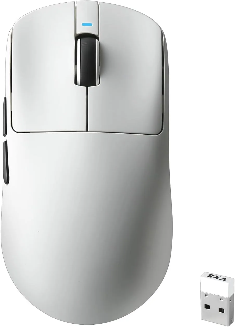 Mouse Gamer Mikiby ATK R1 SE+ Wireless 18000 DPI Blanco