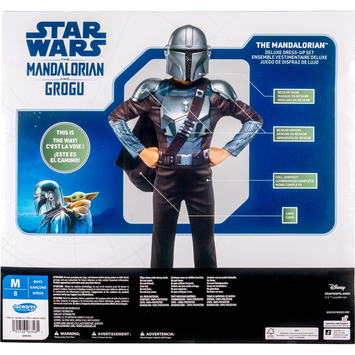 Jazwares STAR WARS The Mandalorian Deluxe Dress Up Set (M)