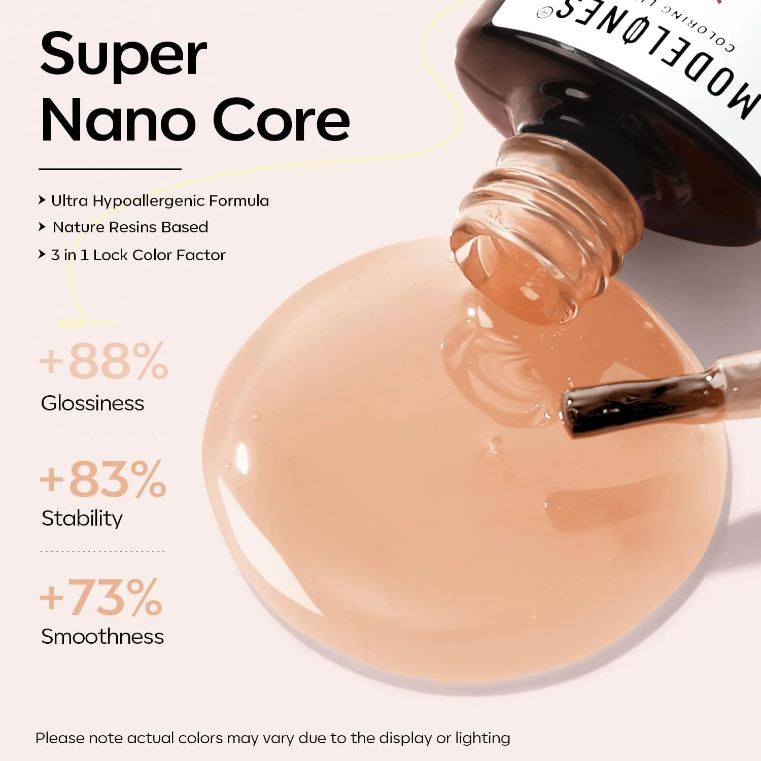 modelones Gel Nail Polish Transparent Jelly Neutral Nail Polish