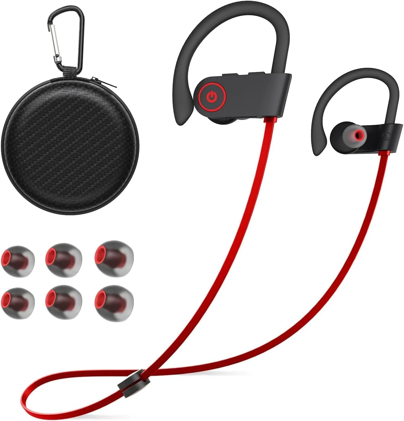 Audífonos Bluetooth Joywise True Wireless IPX7 Rojo 16H