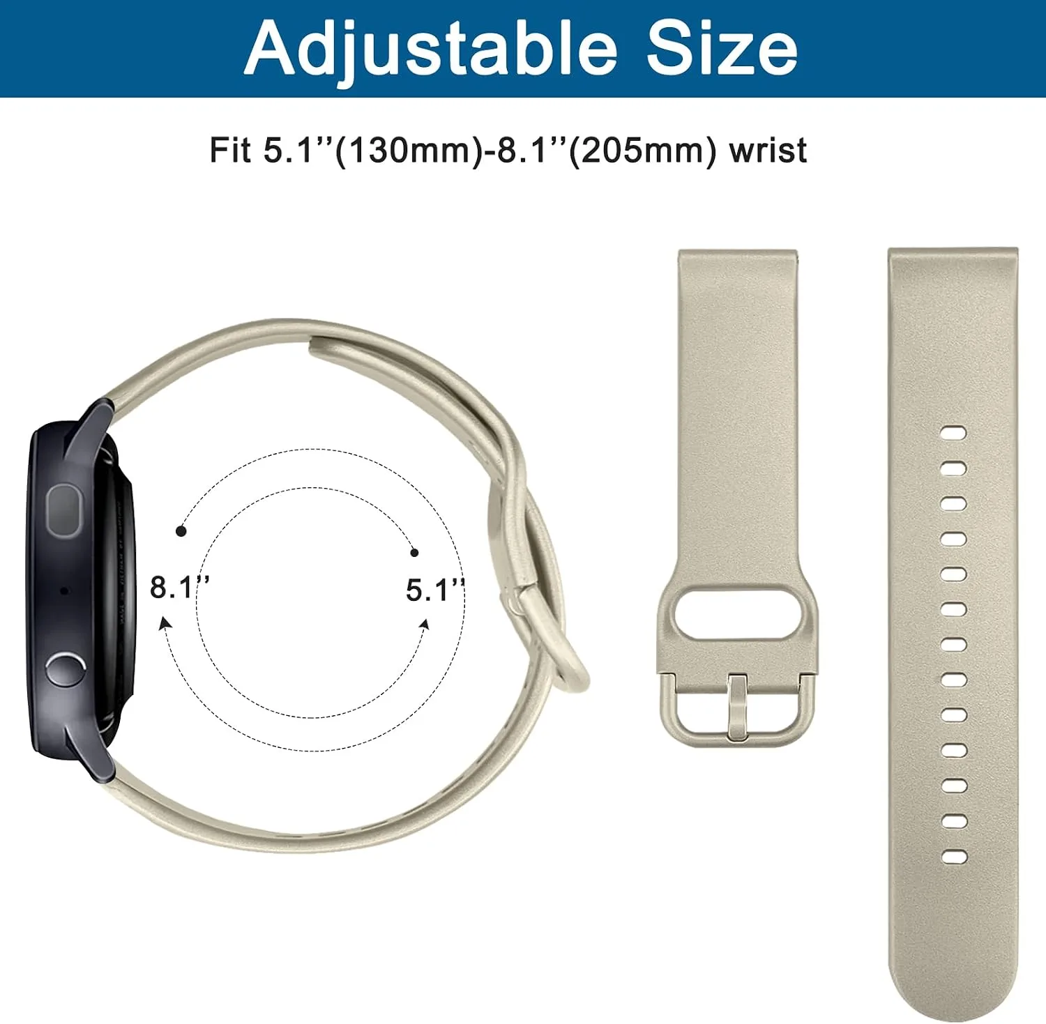 AK Band for Amazfit GTS 4 / GTS 4 Mini / GTS 3 / GTS 2 / GTS 2e / GTS 2 mini / GTS / GTR mini Bands, 20mm Soft Replacement Sport Strap for Amazfit Bip 3 / Bip 3 Pro / Bip U Pro / Bip / Bip Lite / Bip S / Bip S lite / Bip U Smart Watch Women Men