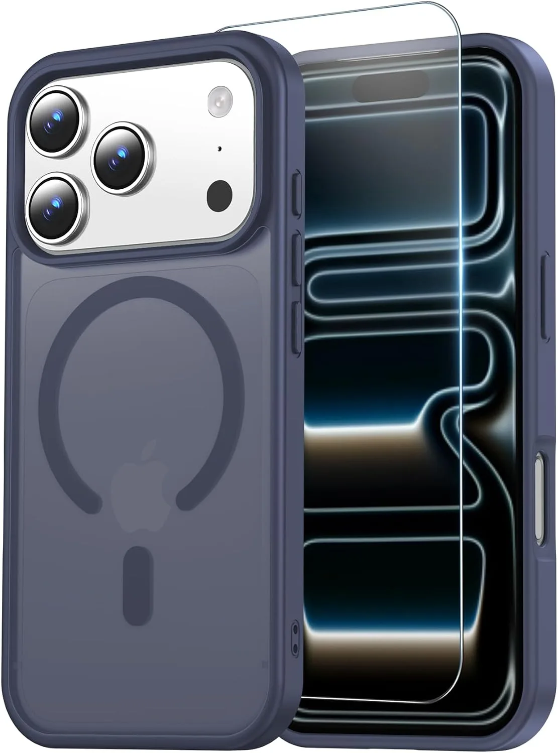 Temdan for iPhone 18 Pro Case/iPhone 17 Pro Case, Dark Purple