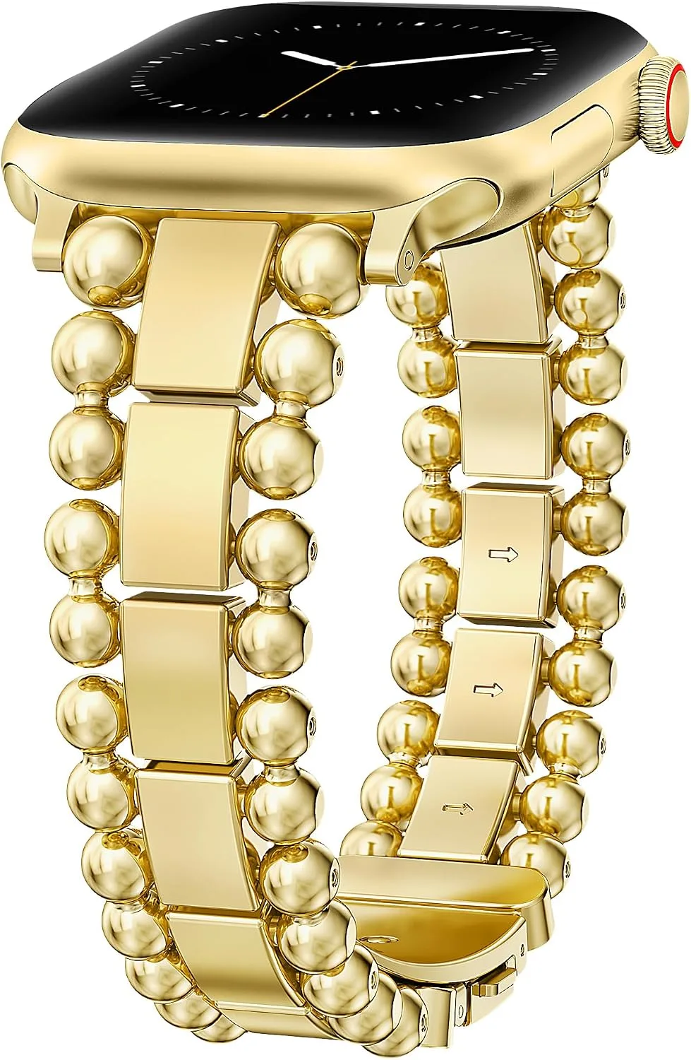 Correa para Apple Watch Toyouths Dressy Metal Beaded para mujer