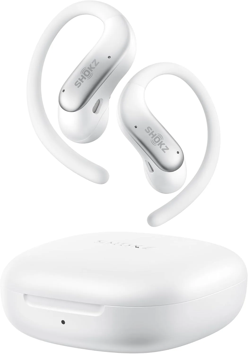 SHOKZ OpenFit Air 2, Open Earbuds, Black, Water Resistant, Secure Earhooks
