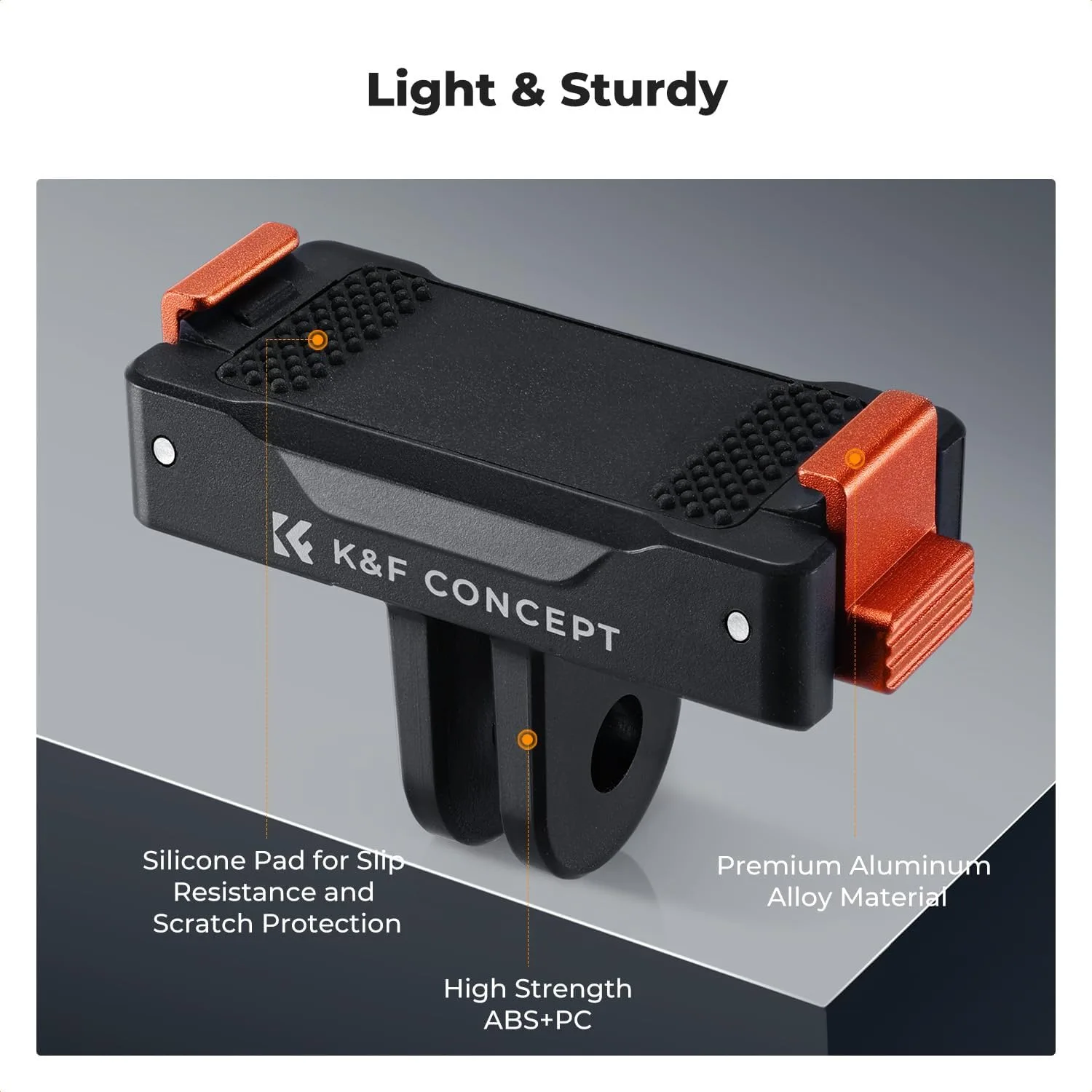 K&F CONCEPT Magnetic Quick Release Adapter Mount for DJI Osmo Action 5 Pro