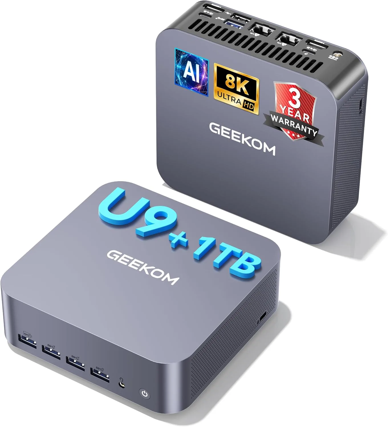 GEEKOM GT13 MAX Professional AI Mini PC,Intel Ultra9 185H|16GB DDR5+1TB SSD