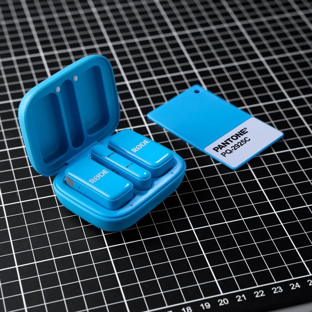 RØDE Wireless Micro (2 Mics + Case), USB-C for Smartphones, Blue