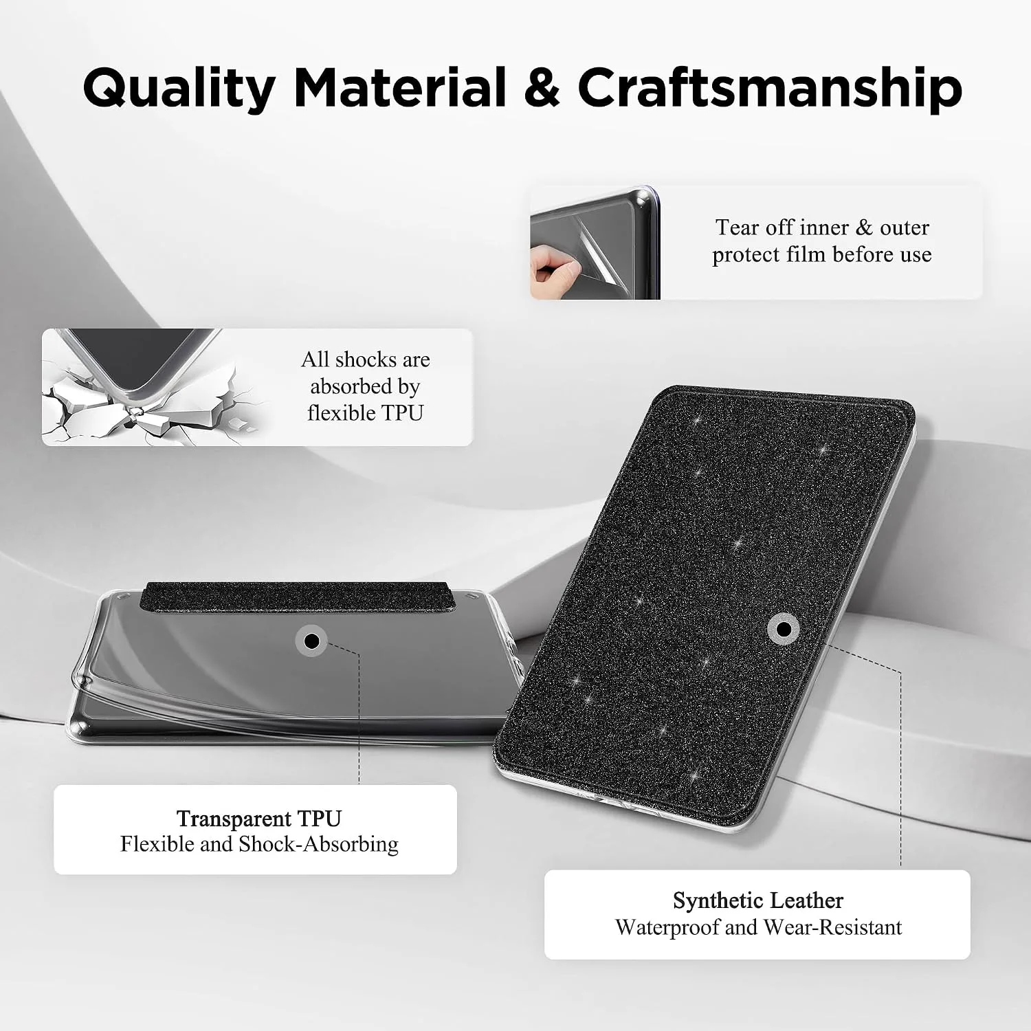 SESENSE Magnetic Case for 7'' Kindle Paperwhite 12th Gen 2024 & Colorsoft