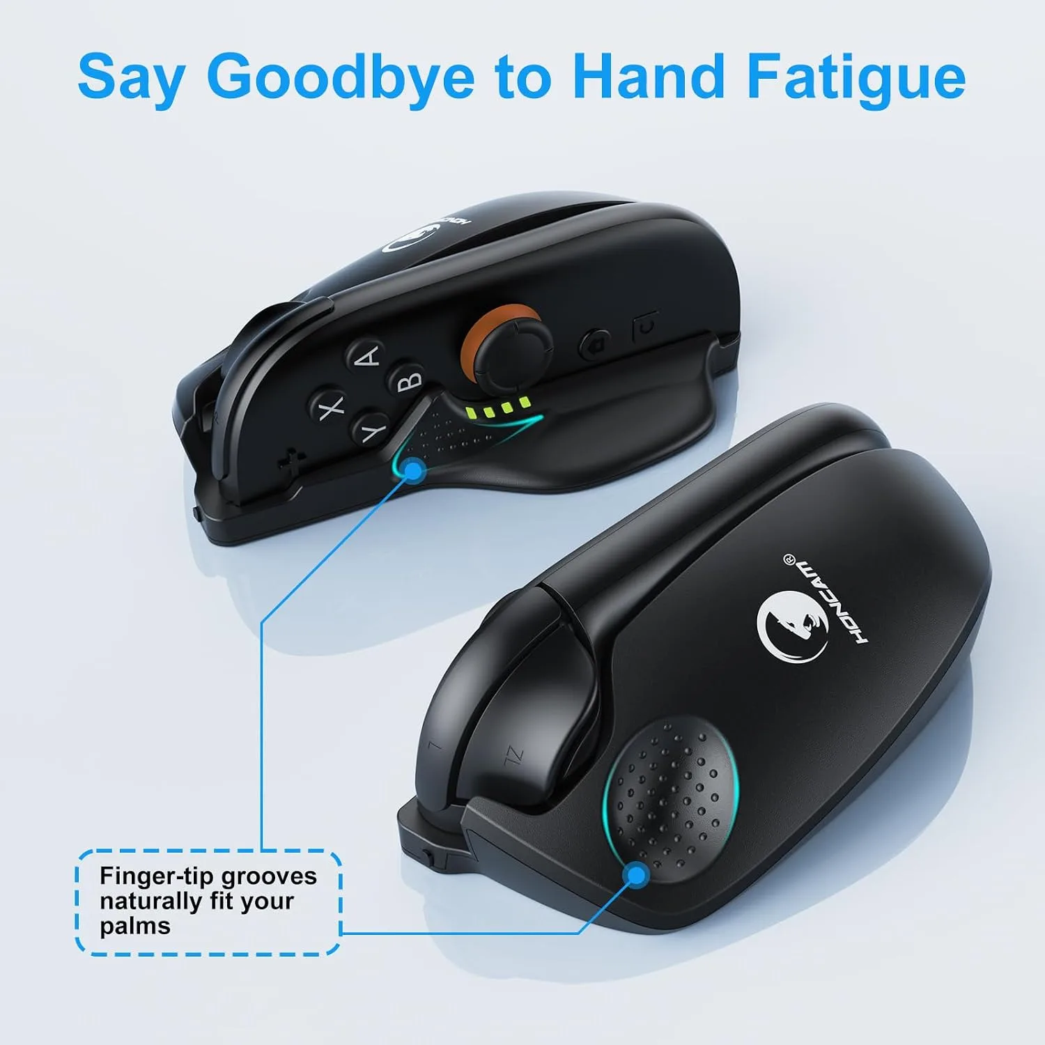 HONCAM Gaming Mouse Grip for Switch 2 Joycons with Locking Buckle, 2 Pack