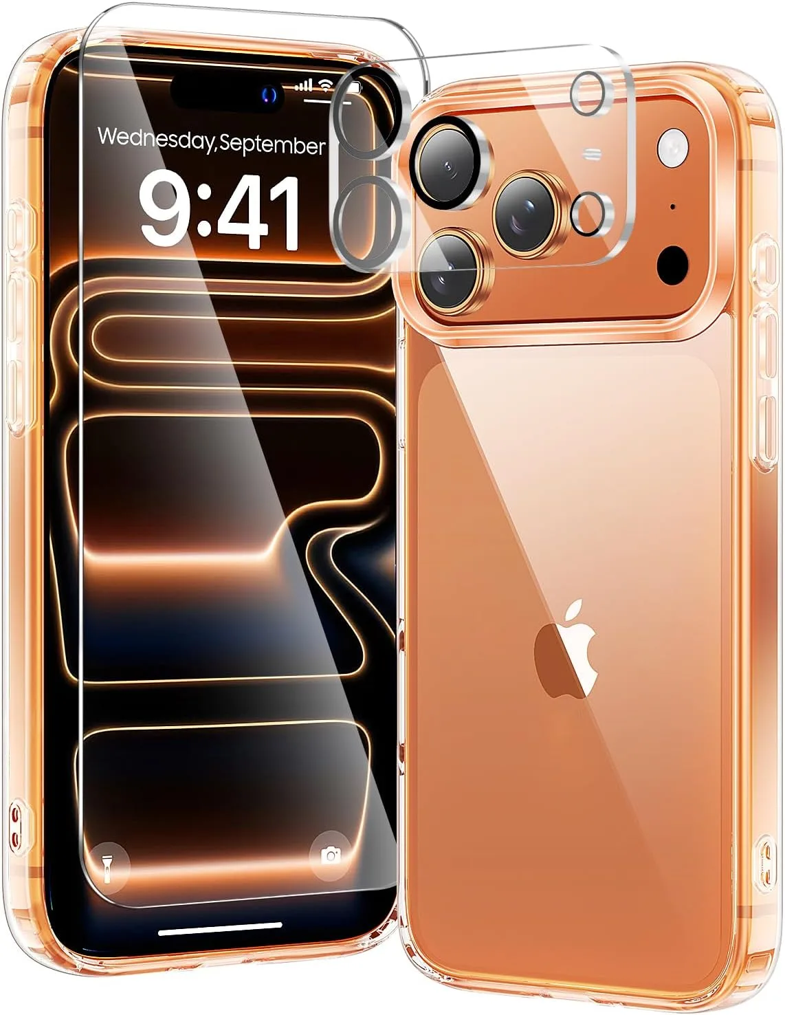 Carcasa Toushion 3 en 1 para iPhone 17 Pro Max Transparente