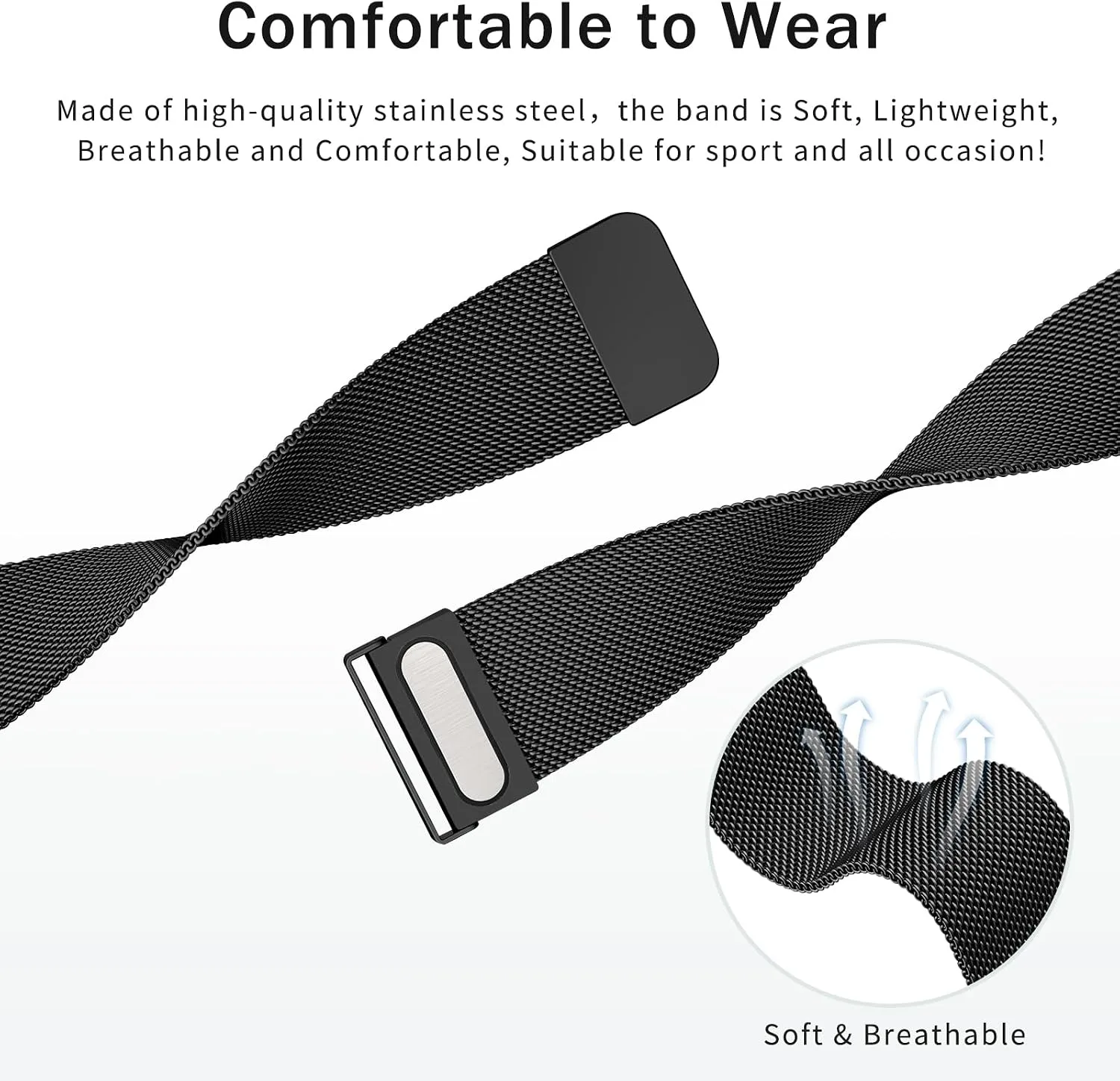 Metal Bands Compatible with IDW13,IDW16,IDW19 Smartwatch Bands, 22mm Stainless Steel Metal Replacement Strap for Fitpolo IDW13/Woneligo W13 Smartwatch Bands,ENOMIR/TOOBUR/MILOUZ/Gydom/Faweio/Veryfit IDW19 Smartwatch Bands
