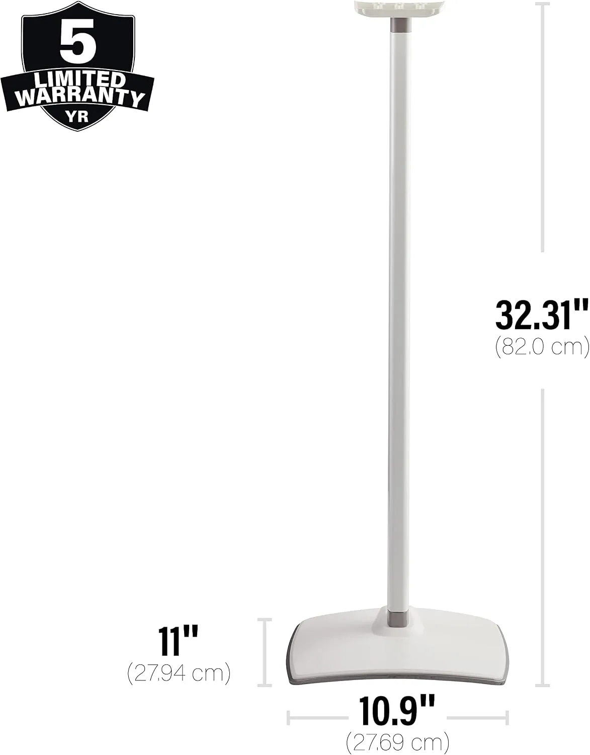 Sanus Fixed Height Speaker Stand for Sonos Era 300 Single WSSE31