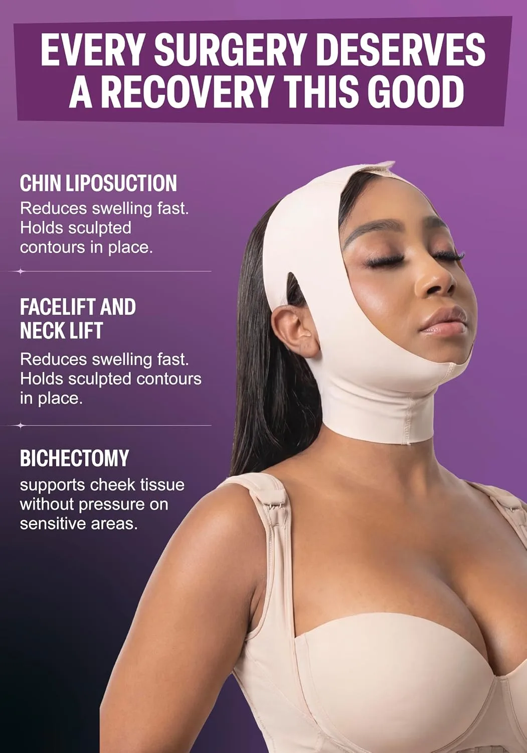 Snatched Body Chin Tightening and Lifting Strap Wrap Face