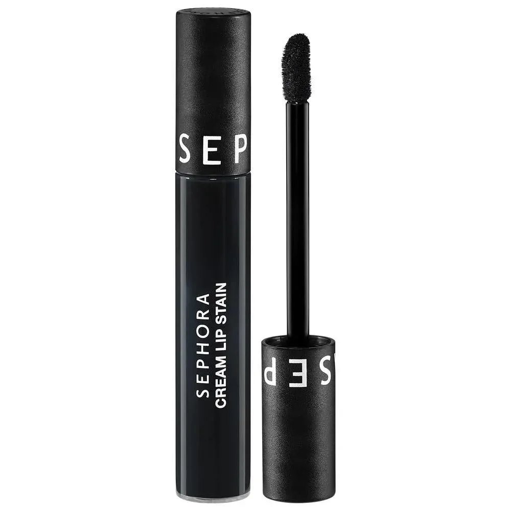 Cream Lip Stain Labial Líquido 10HR - 01 Always Red matte classic red / 0.16 oz. / 5 mL - 28 Night Bird matte black / 0.16 oz. / 5 mL