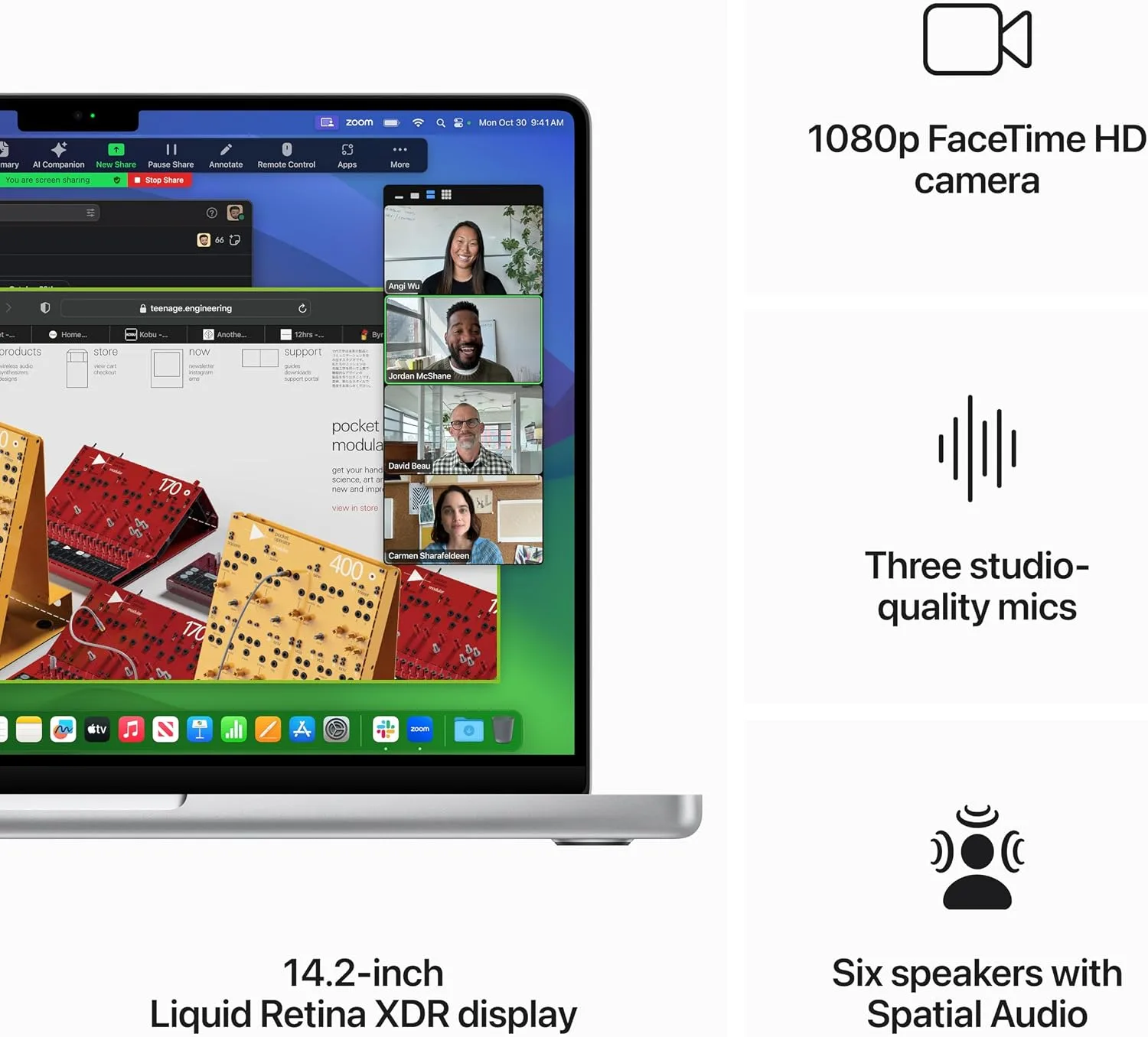 Apple 2023 MacBook Pro with Apple M3 chip (14-inch, 8GB RAM, 512GB SSD) Silver (Renewed)