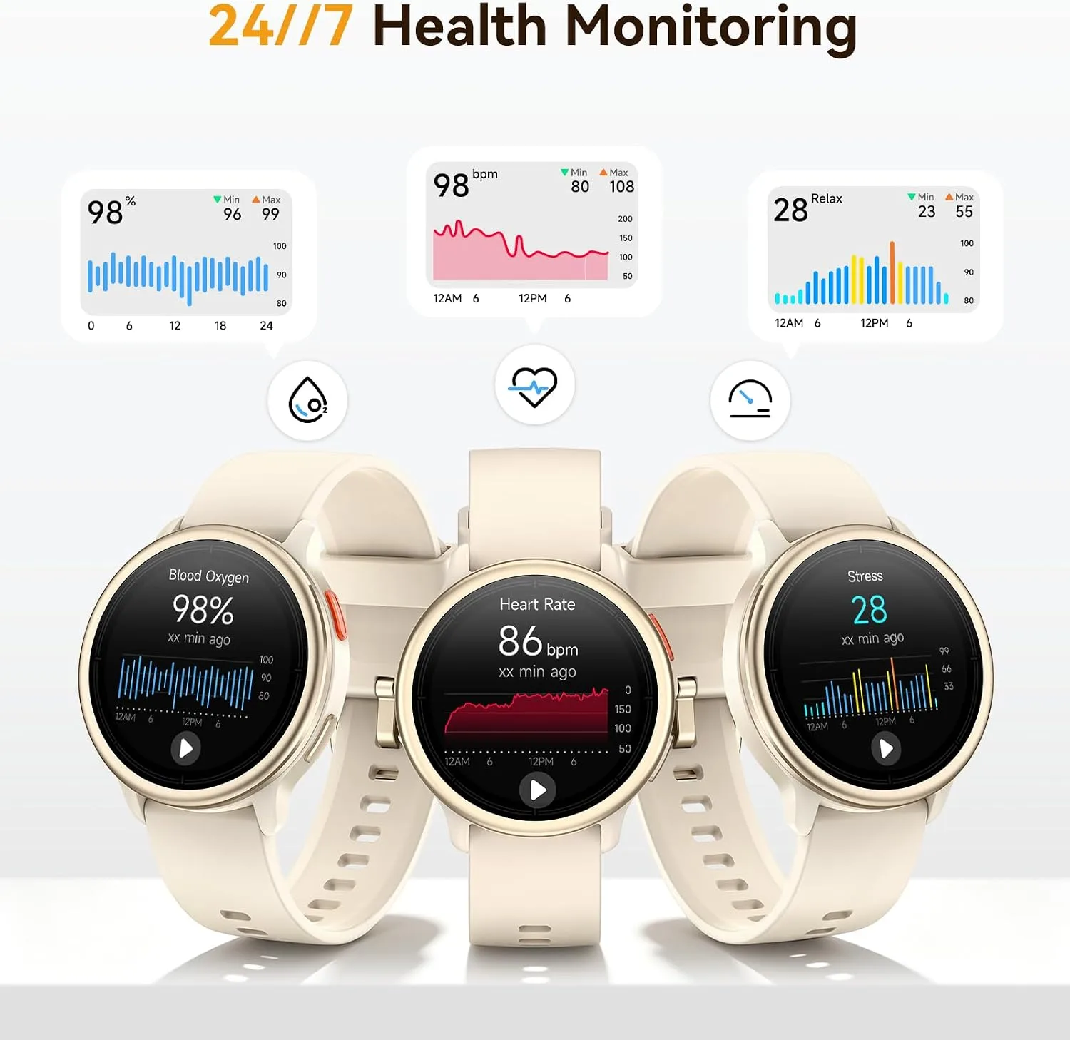 aeac Smart Watch for Women, 1.27" HD Smartwatch (Answer/Make Calls)
