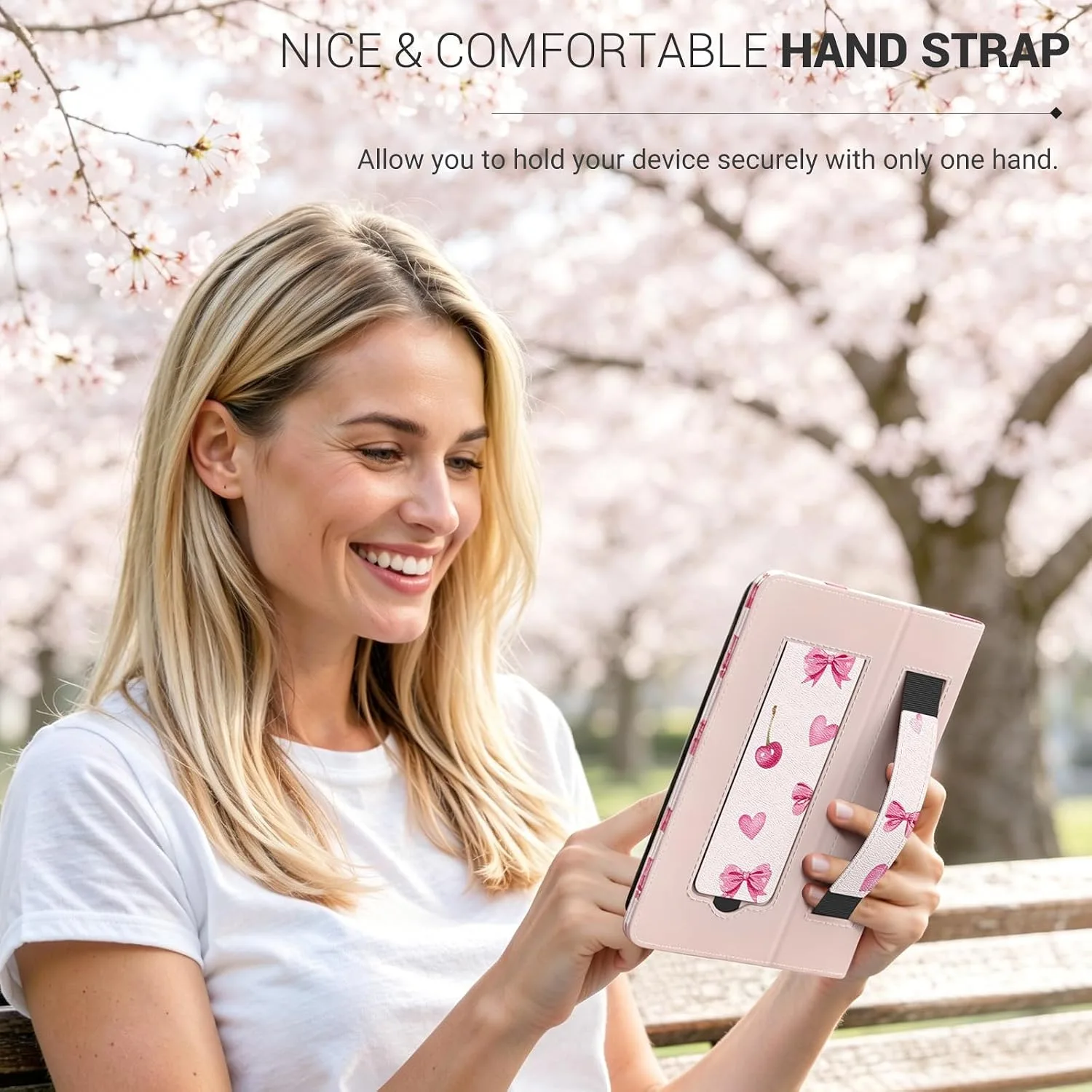 Moko Universal Case for 6 inch eReaders&Tablets, Cherry Bow