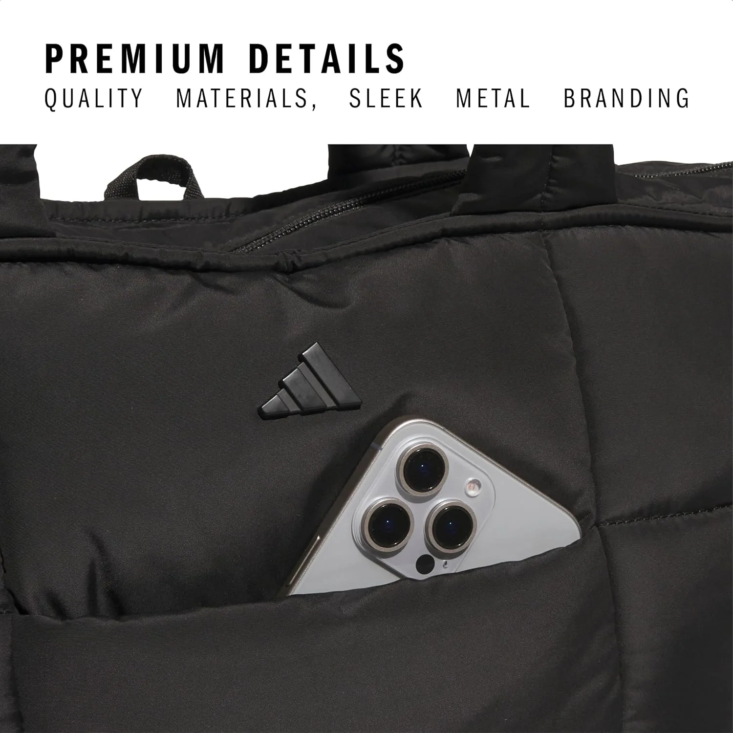 adidas Quilted Puffer Tote Bag