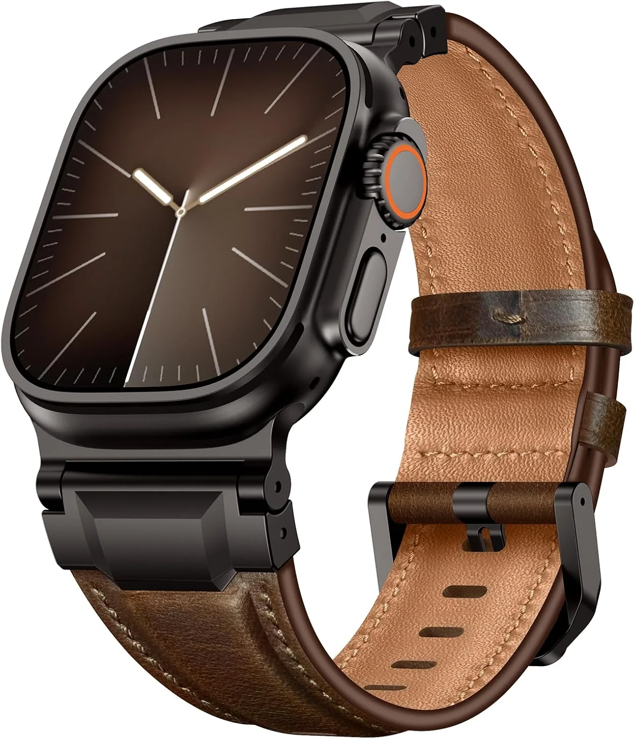 Correa de cuero para Apple Watch Ultra 4/3/2/1 y Series 49/46/45/44mm