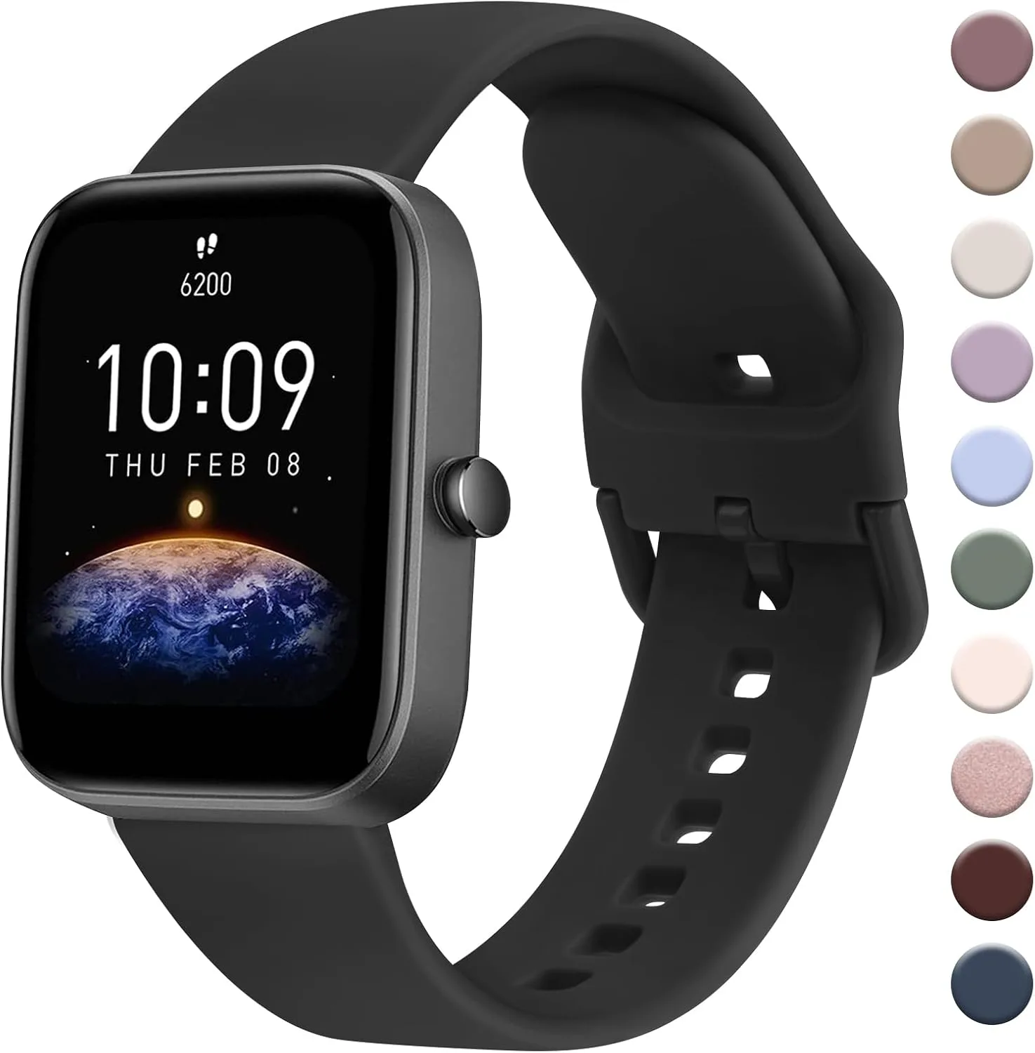 AK Band for Amazfit GTS 4 / GTS 4 Mini / GTS 3 / GTS 2 / GTS 2e / GTS 2 mini / GTS / GTR mini Bands, 20mm Soft Replacement Sport Strap for Amazfit Bip 3 / Bip 3 Pro / Bip U Pro / Bip / Bip Lite / Bip S / Bip S lite / Bip U Smart Watch Women Men