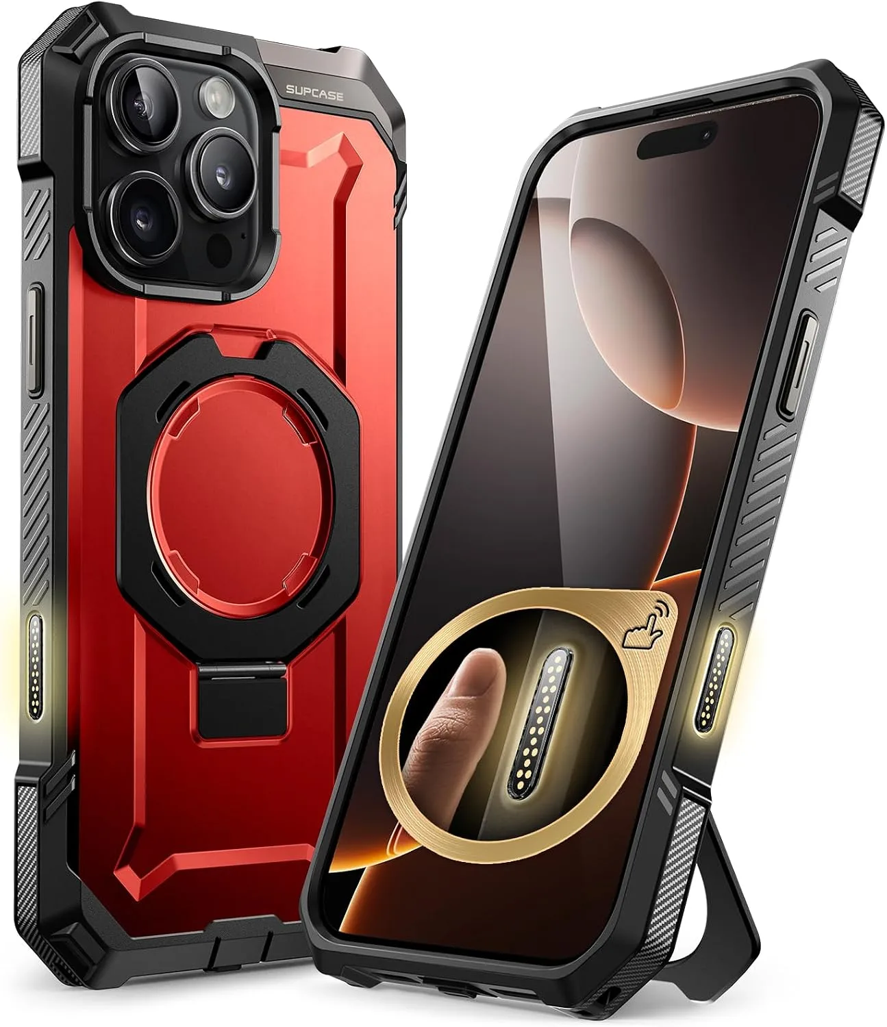 SUPCASE for iPhone 16 Pro Max Case with Camera Control Button, Ruddy