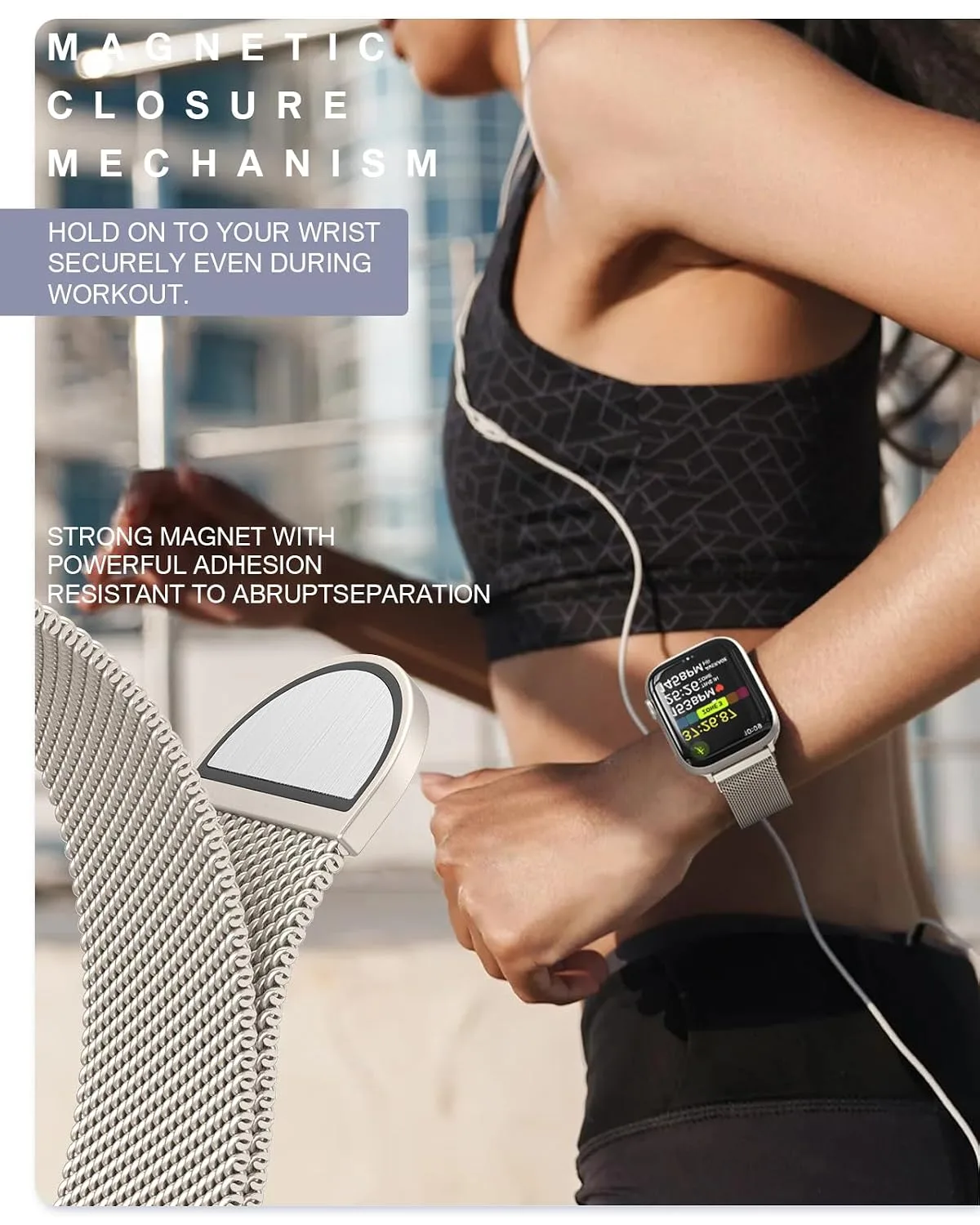 BRG Original Milanese Loop Compatible with Apple Watch Bands for Women & Men
