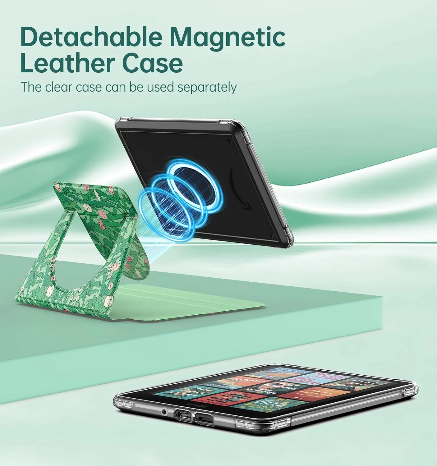 MoKo 360°Rotating Case for 7" Kindle Paperwhite 12th Gen 2024 & Colorsoft