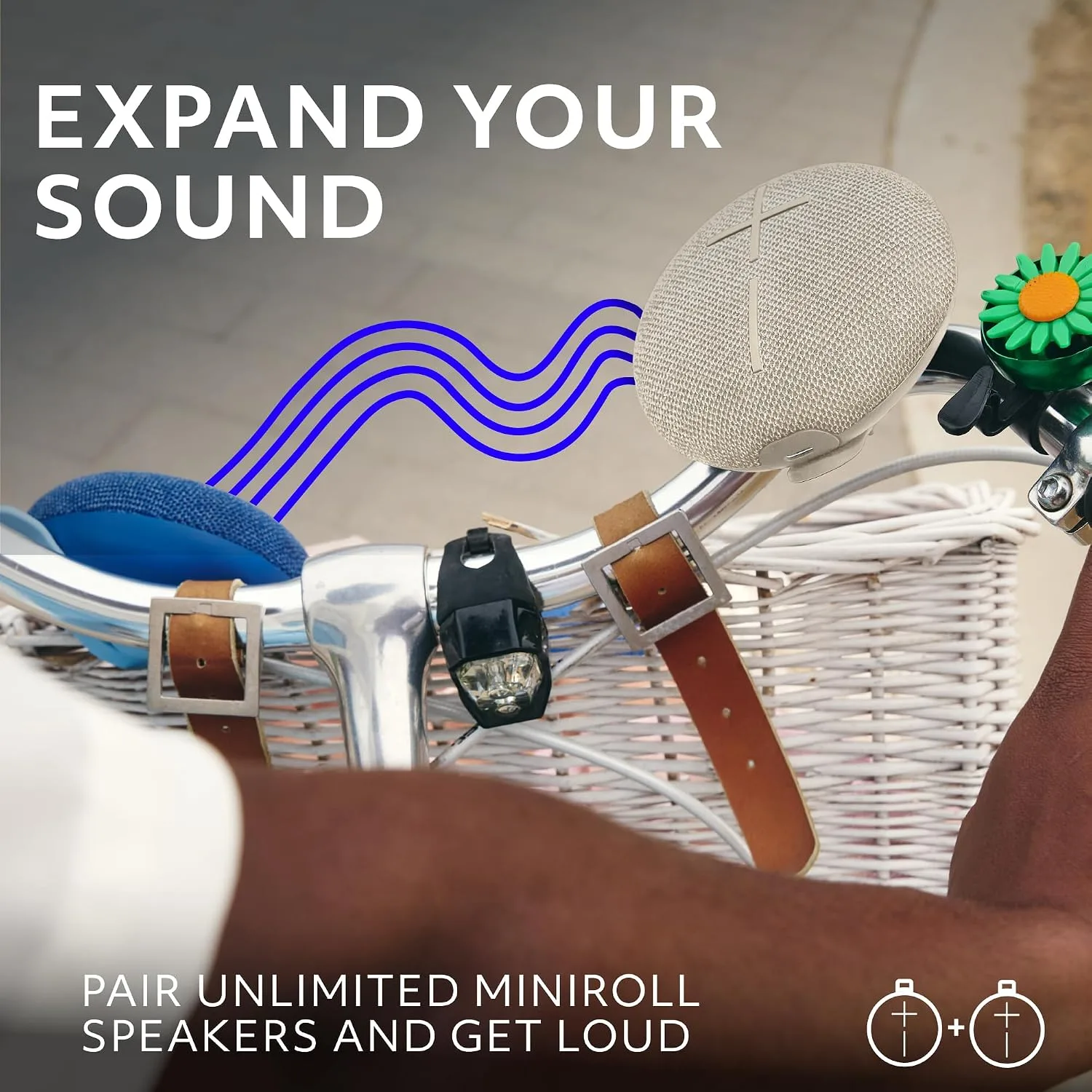 Ultimate Ears MINIROLL Ultra-Portable Waterproof Speaker - Sand