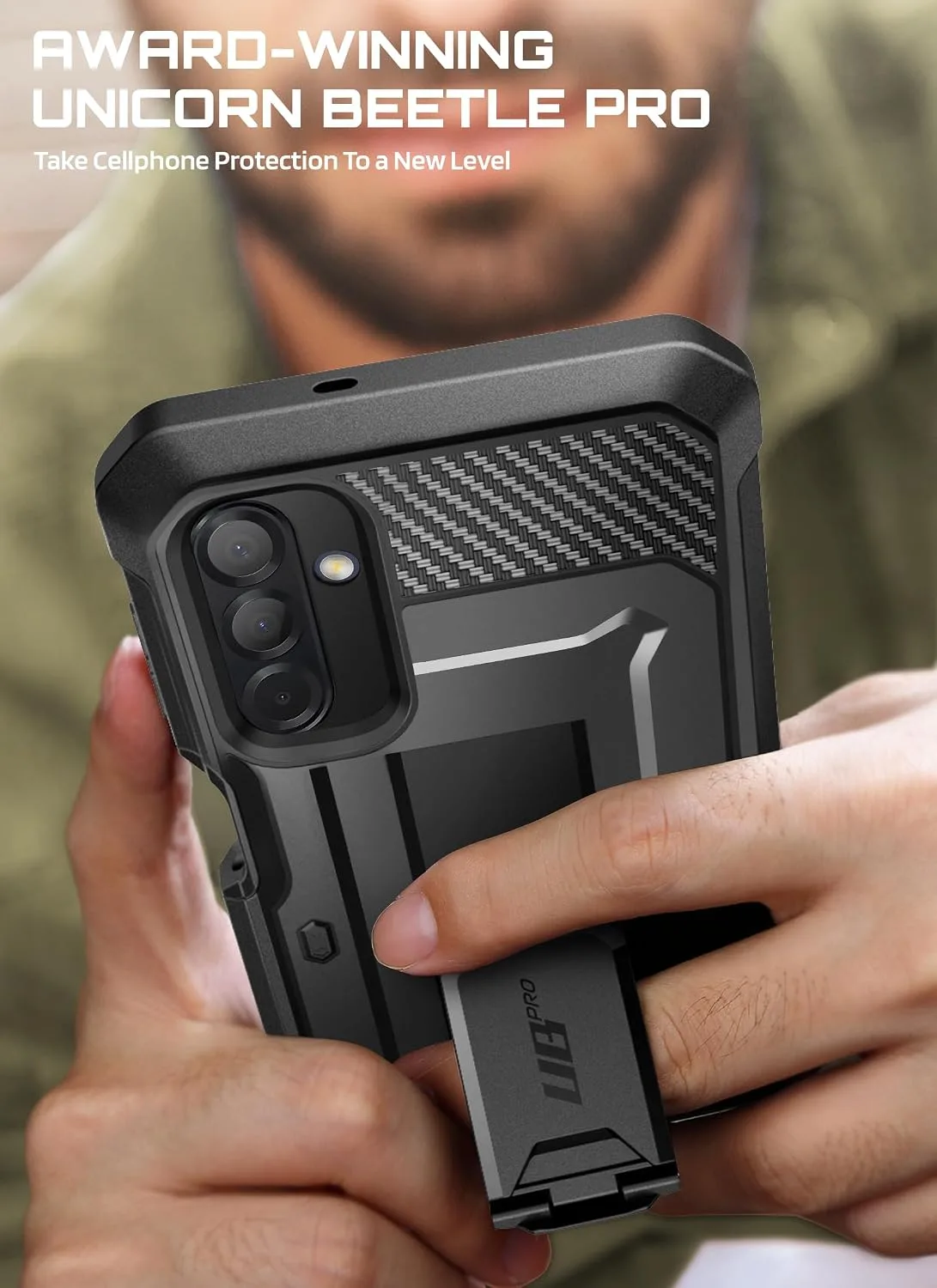 SUPCASE for Samsung Galaxy A17 5G Case with Screen Protector, Black