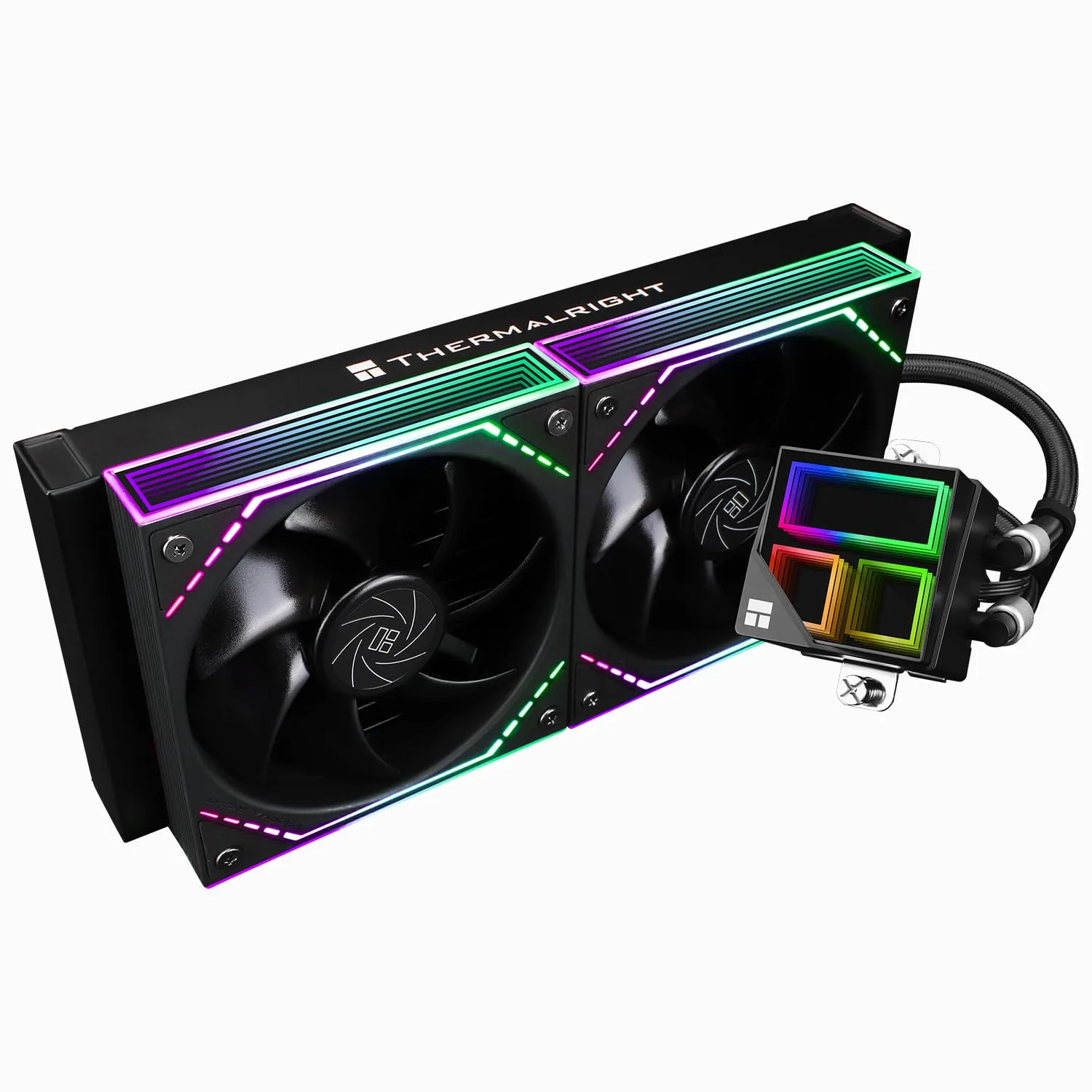 Enfriador Líquido para CPU Thermalright Frozen Infinity 240 Negro con ventiladores PWM TL-M12*2 y ARGB