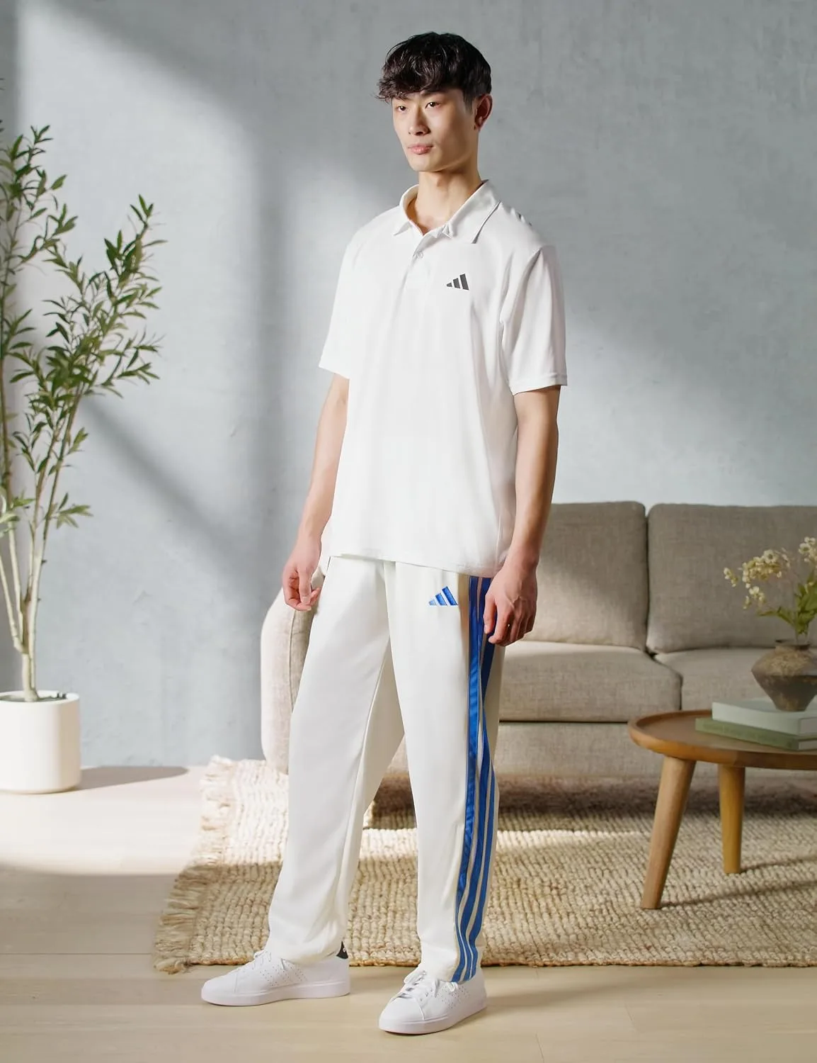 adidas Mens Dayready Open Hem Tracksuit Bottoms Casual - Black