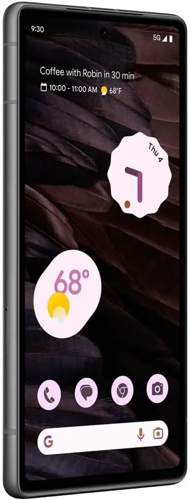 Google Pixel 7a 5G, 128GB + 8GB RAM, Charcoal - Locked to AT&T (Renewed)