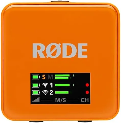 RØDE Wireless GO (Gen 3) Compact Wireless Microphone, 32-Bit Float, Orange