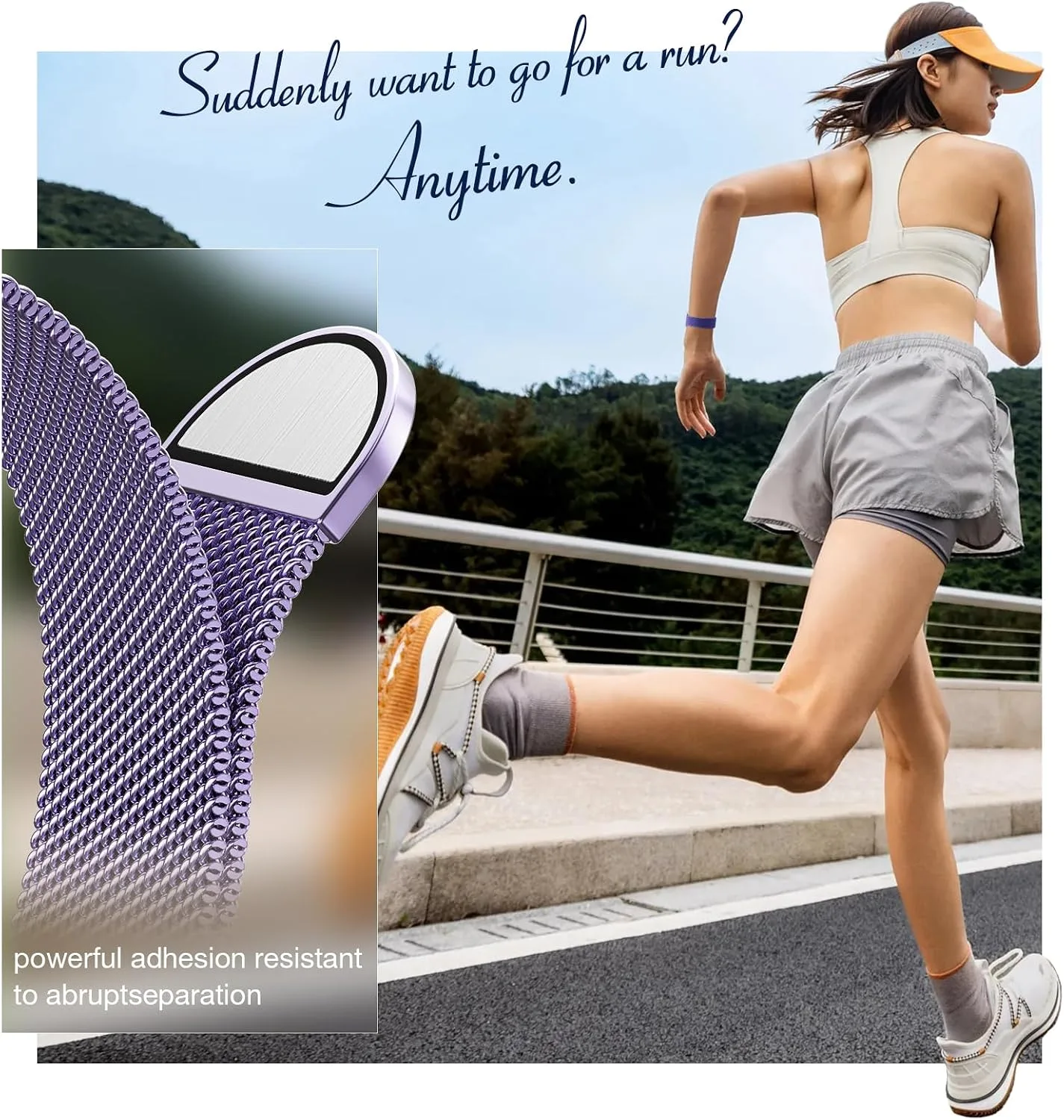 3 Pack Mesh Loop Compatible with Apple Watch Bands for Women Men