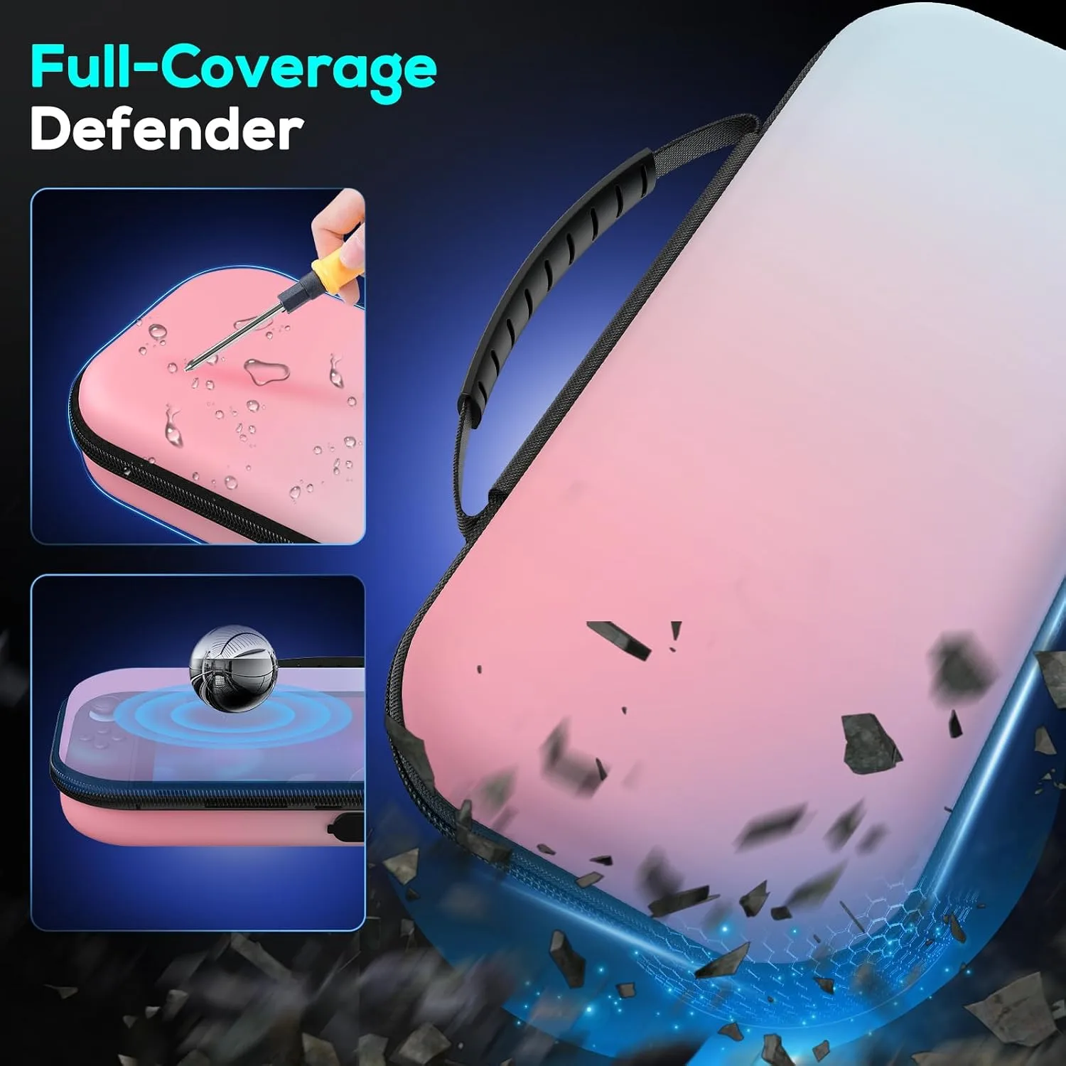 Auarte [Charge Inside Carrying Case for Switch 2 Console (2025)/OLED