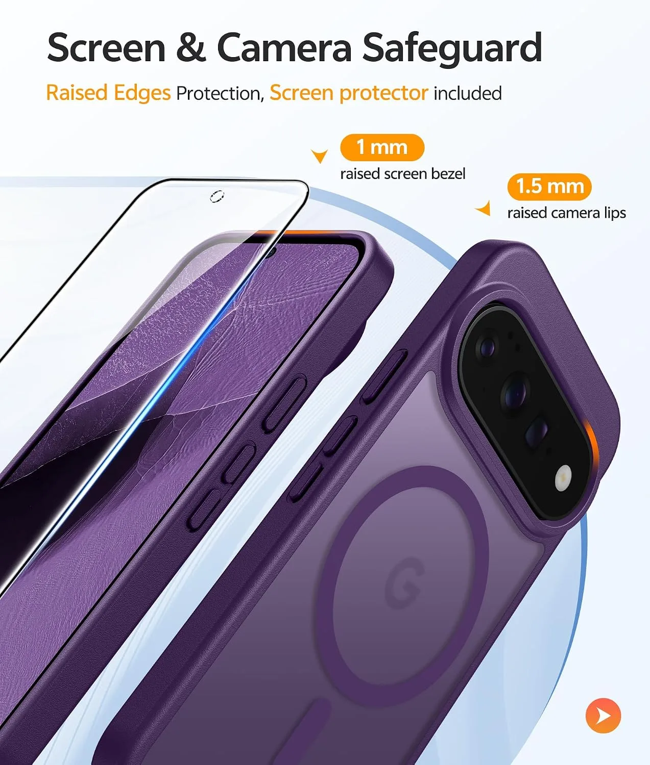 FNTCASE for Google Pixel 11 Pro XL Case, Fit for Magsafe, Screen Protector