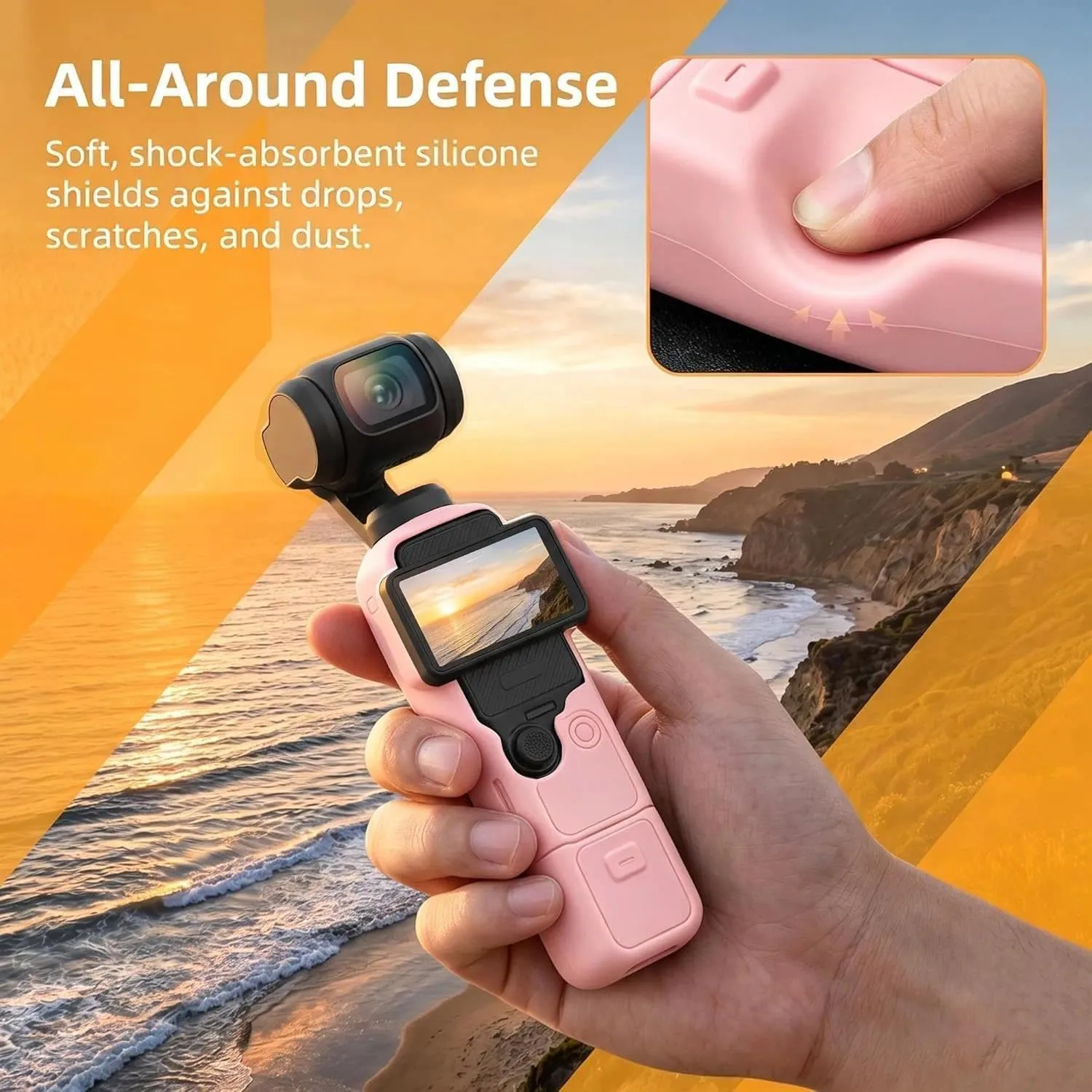 Bundle Accessories Kit for DJI Osmo Pocket 3 and Xtra Muse (Pink)