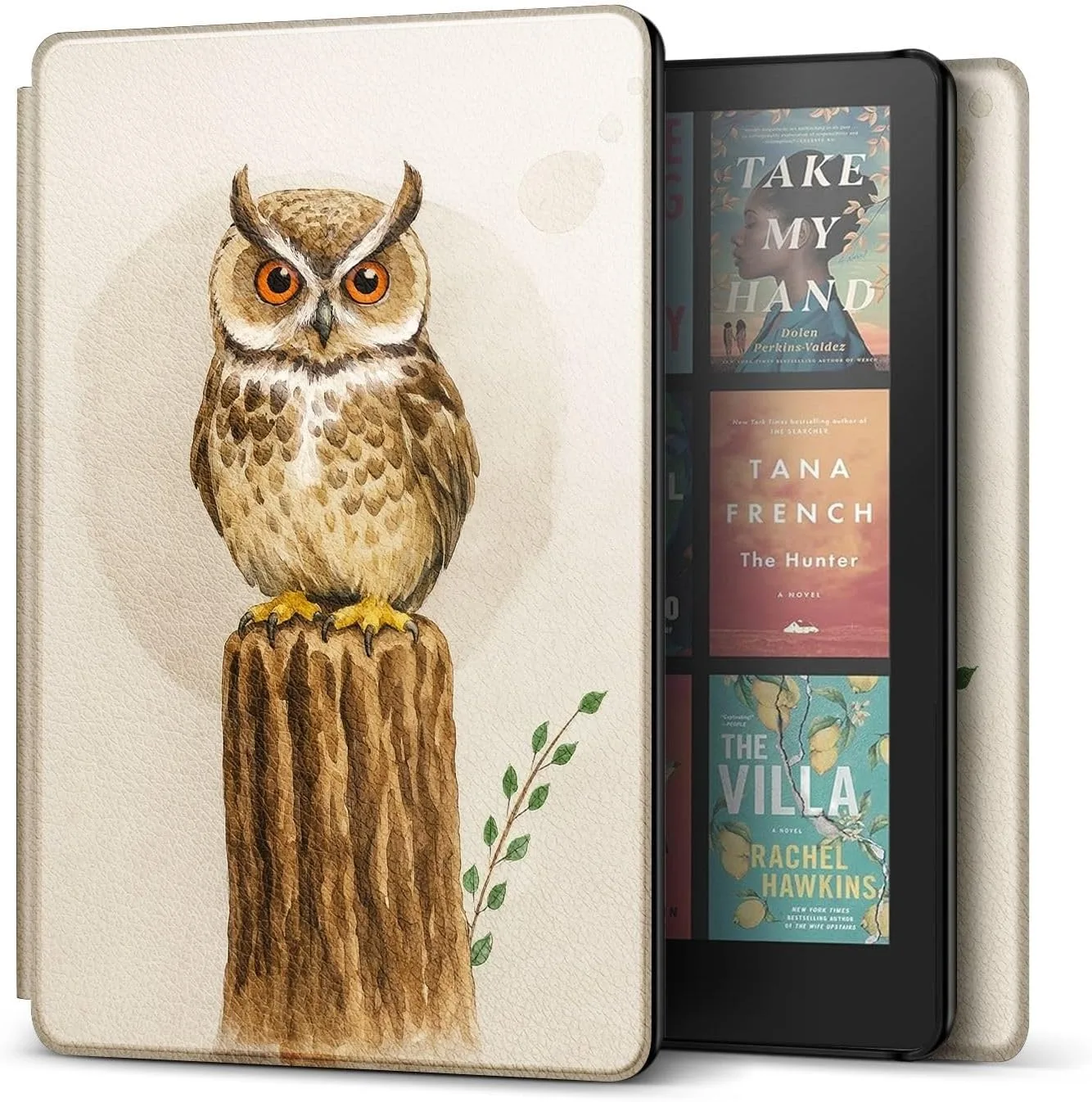 TNP Kindle Paperwhite 12th Gen Case, Colorsoft 7-Inch Cover Owl in the Tree