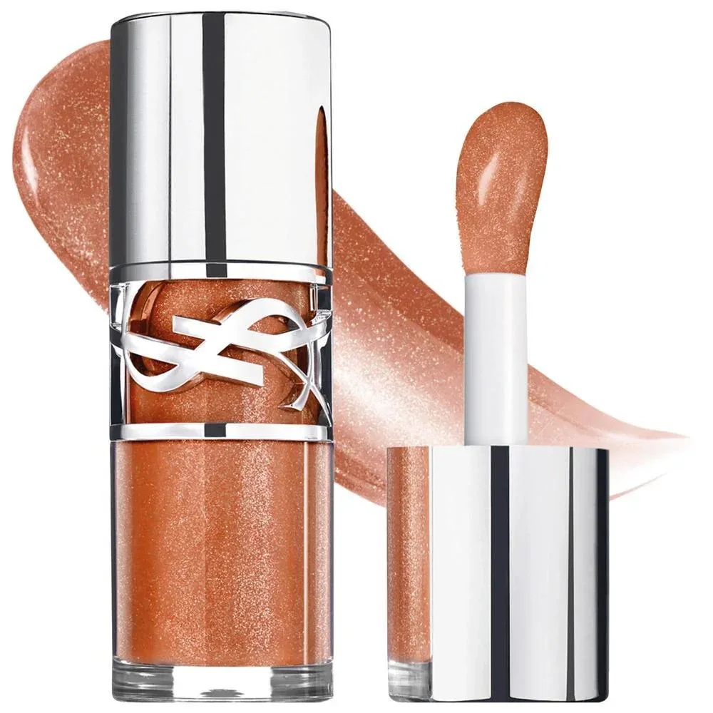 YSL Loveshine Aceite Labial Voluminizador con Brillo - 44 Nude Lavalliere iconic pink nude - 05 California Sunshine warm peach shimmer