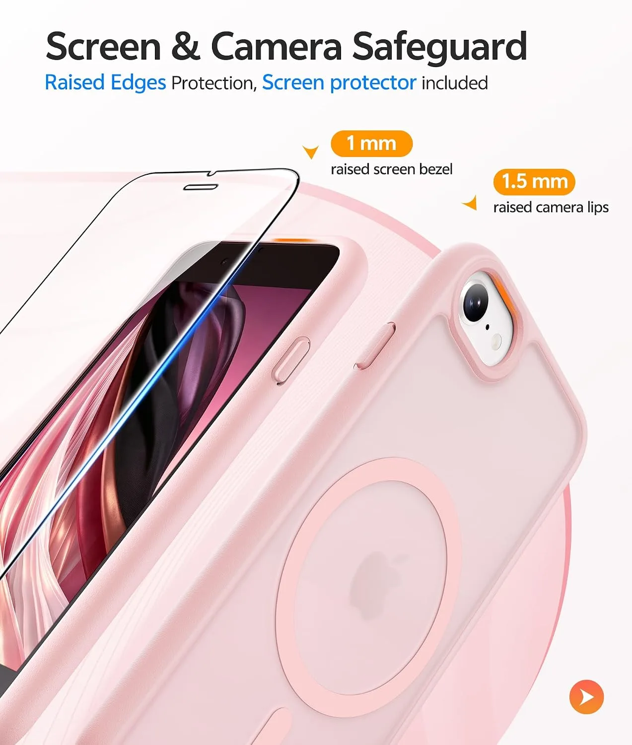 FNTCASE for iPhone SE Case 2022(3rd)/2020(2nd), 8/7 Case, Fit for Magsafe