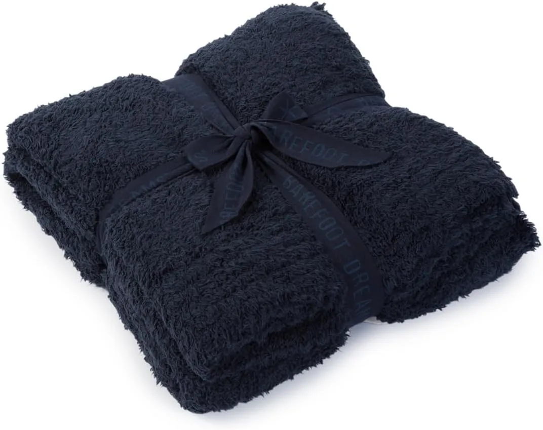 Barefoot Dreams CozyChic Throw - Midnight - 54 x 72 in