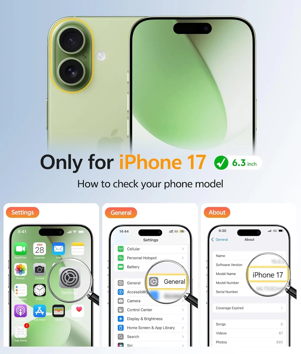 FNTCASE for iPhone 17 Case, Fit for Magsafe, Light Moss
