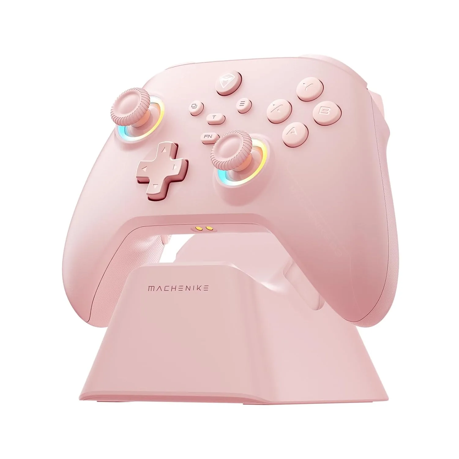 Control Gamer Machenike G3V2 Bluetooth para PC/Switch/iOS/Android 1000mAh Rosa