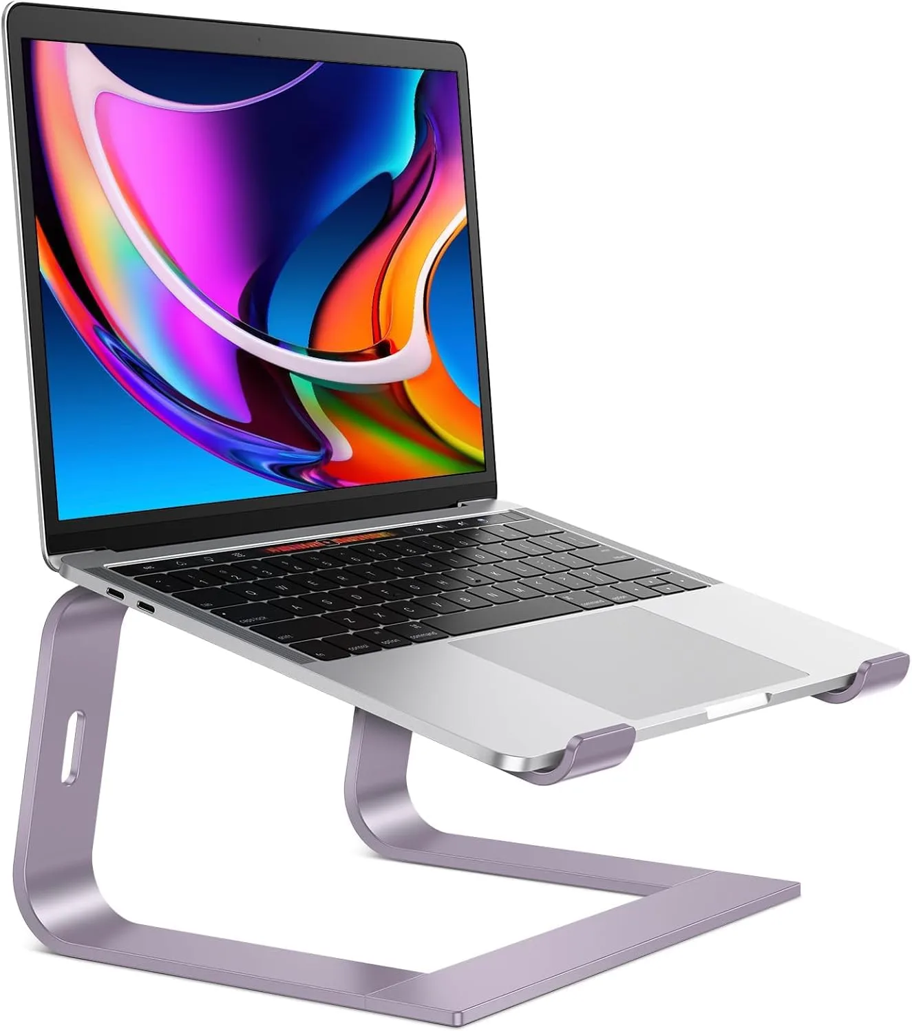 Base para laptop Omoton desmontable para MacBook Air/Pro Dell HP morado
