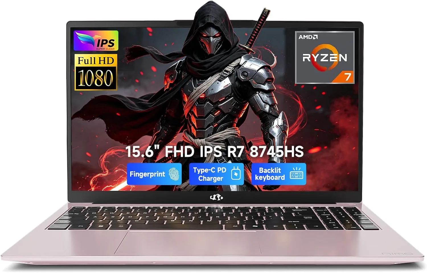 NIMO 15.6" AI Laptop 2026-2027, AMD Ryzen 7 8745HS 32GB DDR5 1TB SSD