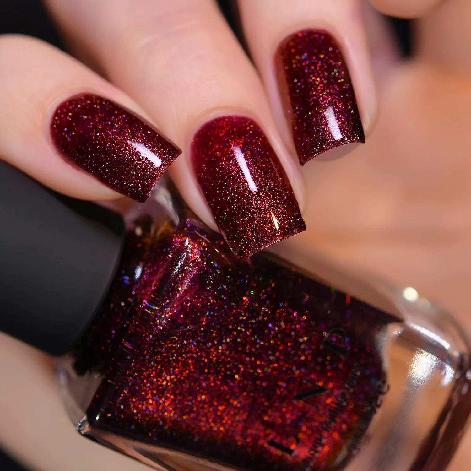 ILNP Carrie - Blood Red Holographic Nail Polish
