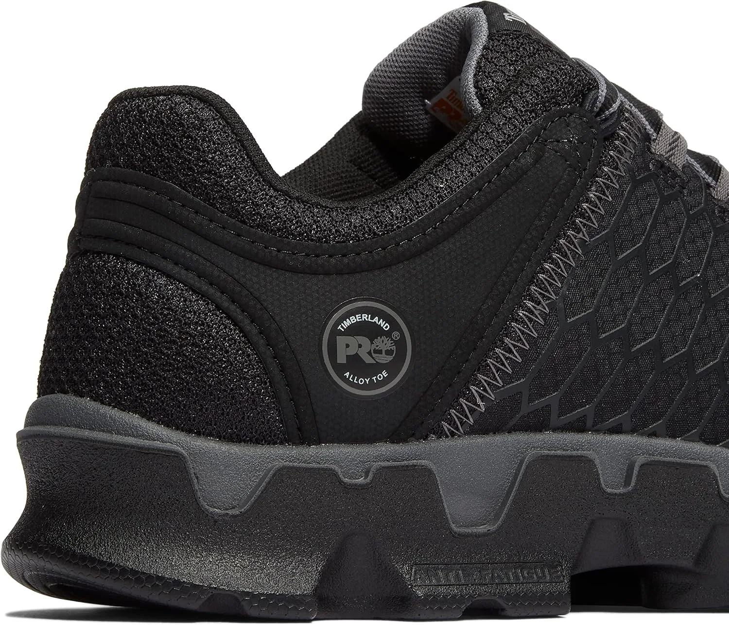Timberland PRO Men's Powertrain Sport Alloy Safety Toe Industrial Athletic Work Shoe, Black/Grey-2024 New, 9