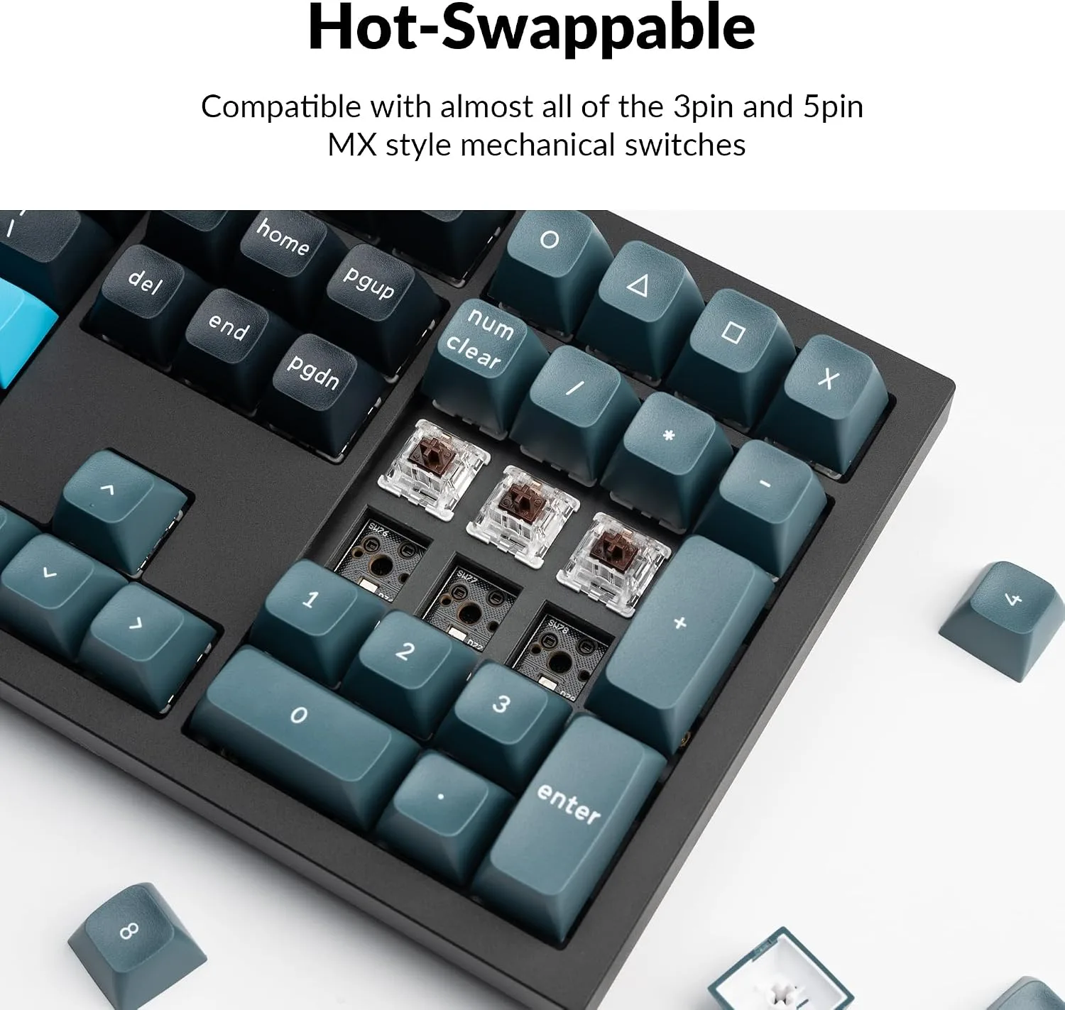 Keychron Q6 Pro Wireless Mechanical Keyboard, Full Size for Work and Gaming