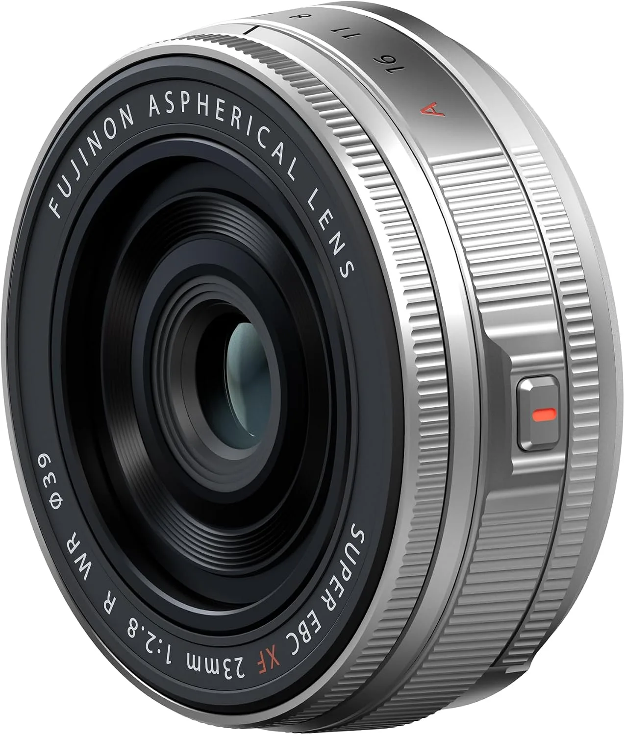 FUJIFILM FUJINON XF23mmF2.8 R WR Lens, Silver