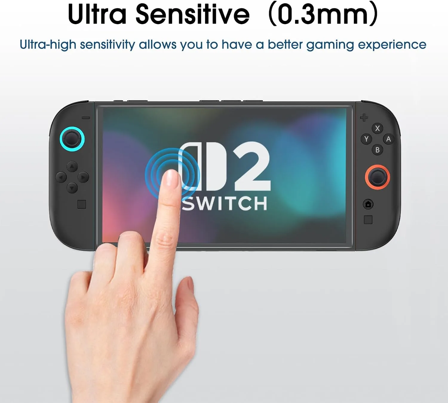 amFilm Auto-Alignment OneTouch for Nintendo Switch 2 Screen Protector Matte
